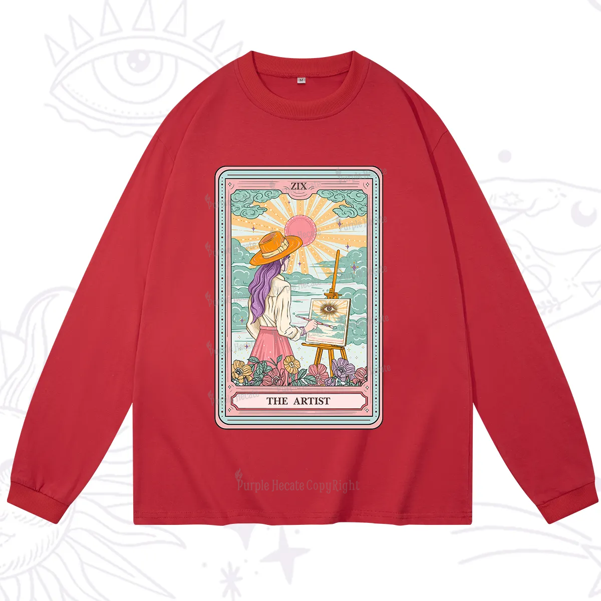 Purplehecate The Artist Tarot Long Sleeve T-Shirt
