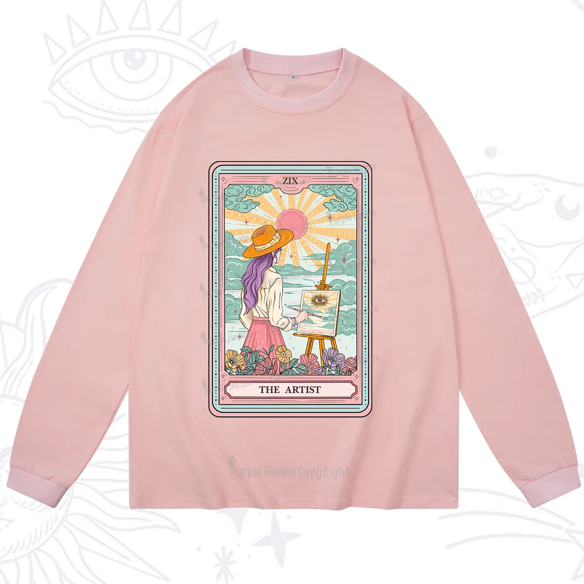 Purplehecate The Artist Tarot Long Sleeve T-Shirt
