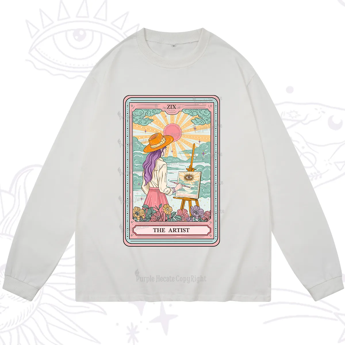 Purplehecate The Artist Tarot Long Sleeve T-Shirt