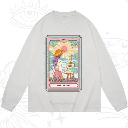 Purplehecate The Artist Tarot Long Sleeve T-Shirt