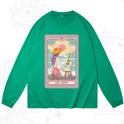 Purplehecate The Artist Tarot Long Sleeve T-Shirt