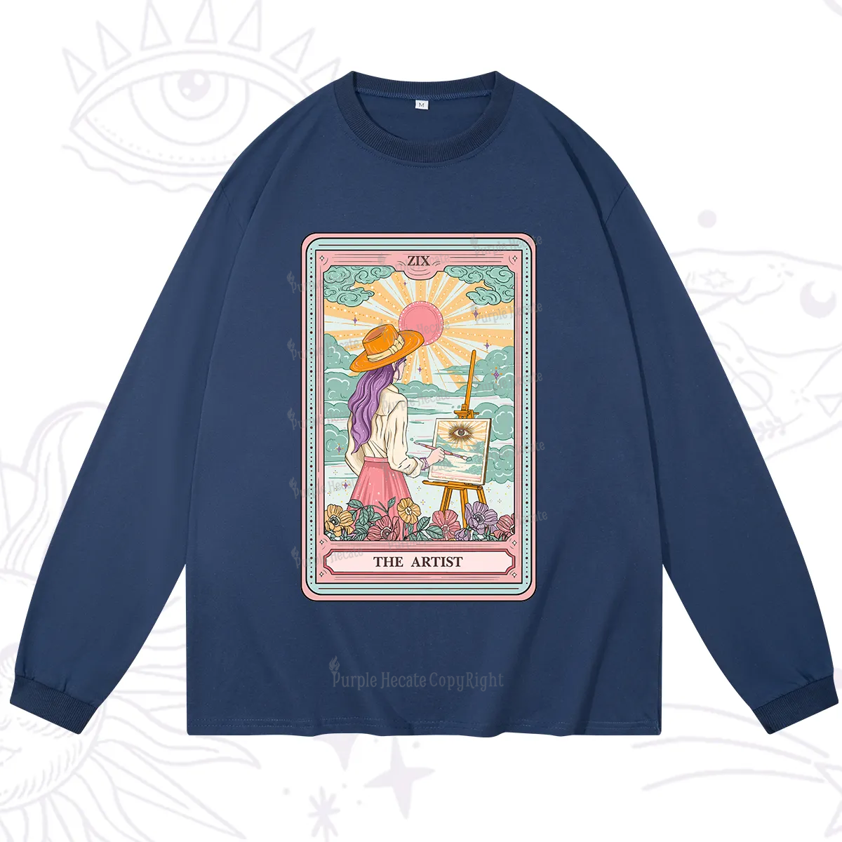 Purplehecate The Artist Tarot Long Sleeve T-Shirt