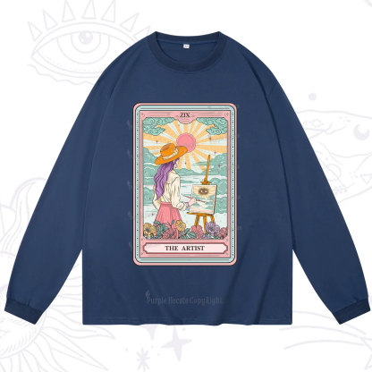Purplehecate The Artist Tarot Long Sleeve T-Shirt