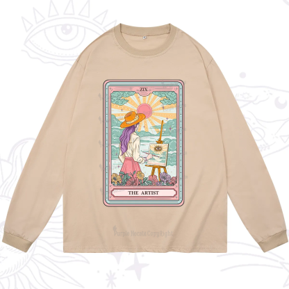Purplehecate The Artist Tarot Long Sleeve T-Shirt