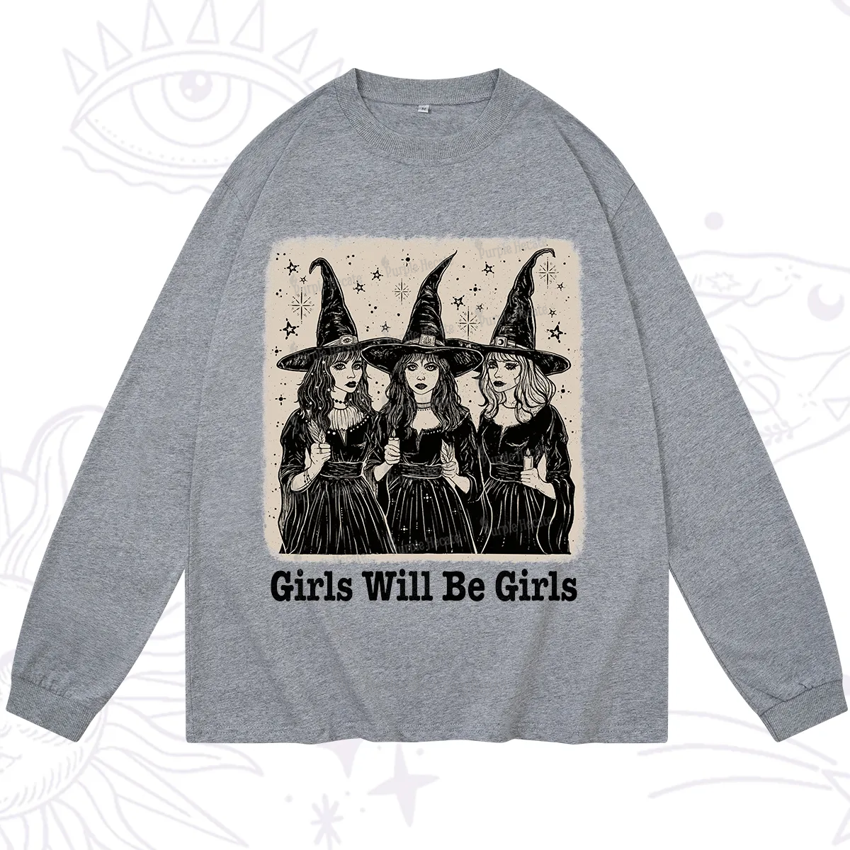 Purplehecate Girls Will Be Girls Long Sleeve T-Shirt
