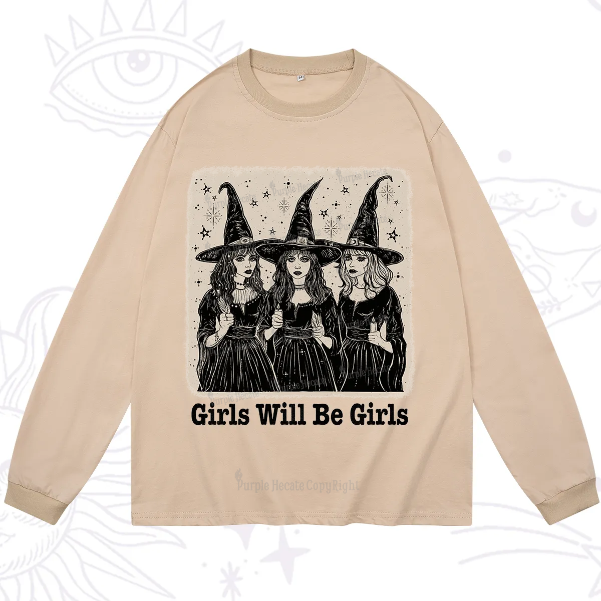 Purplehecate Girls Will Be Girls Long Sleeve T-Shirt