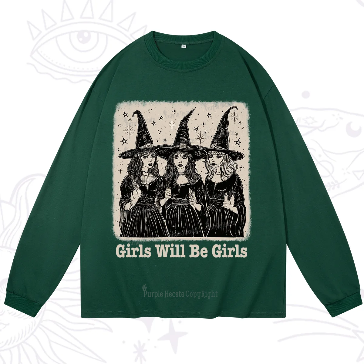 Purplehecate Girls Will Be Girls Long Sleeve T-Shirt