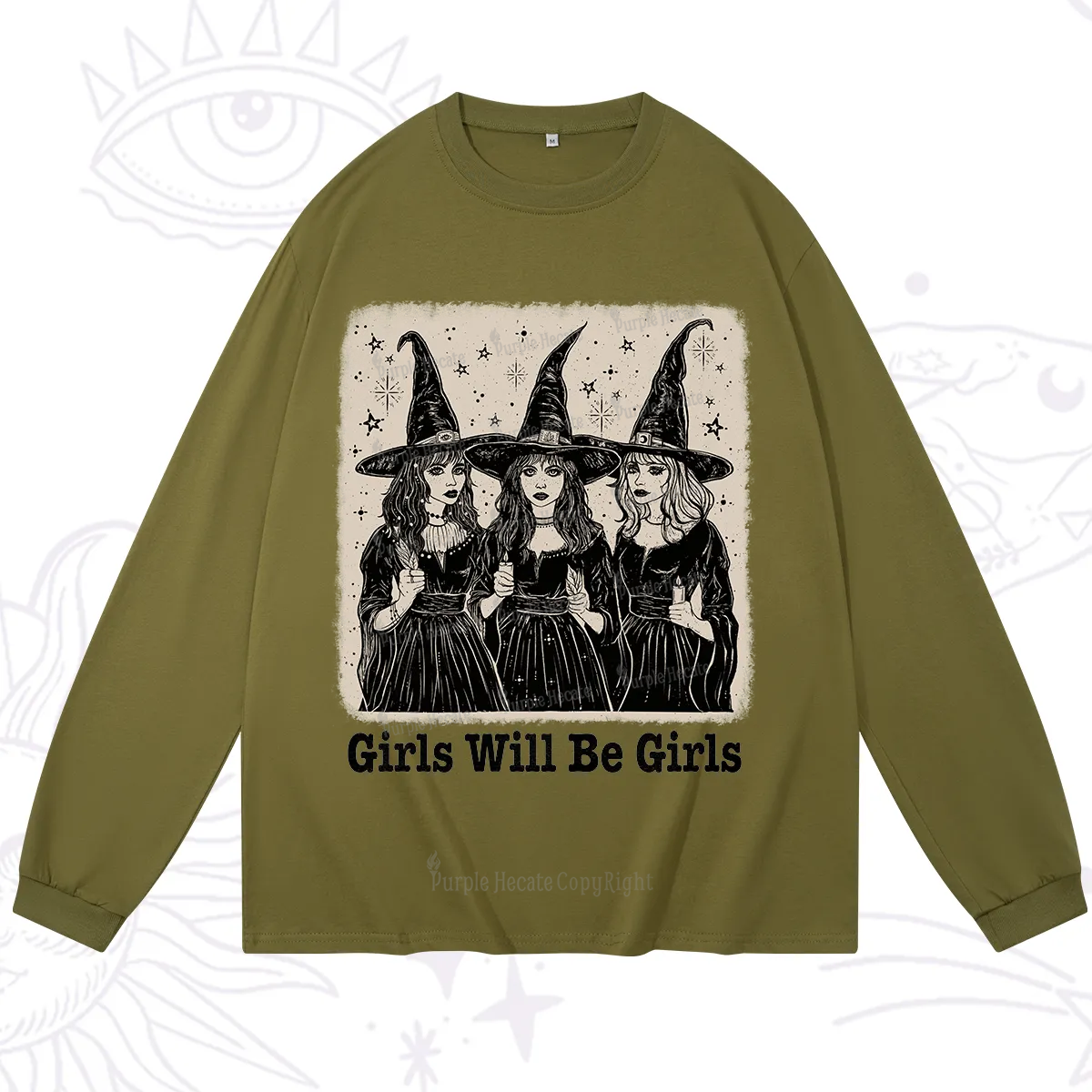 Purplehecate Girls Will Be Girls Long Sleeve T-Shirt