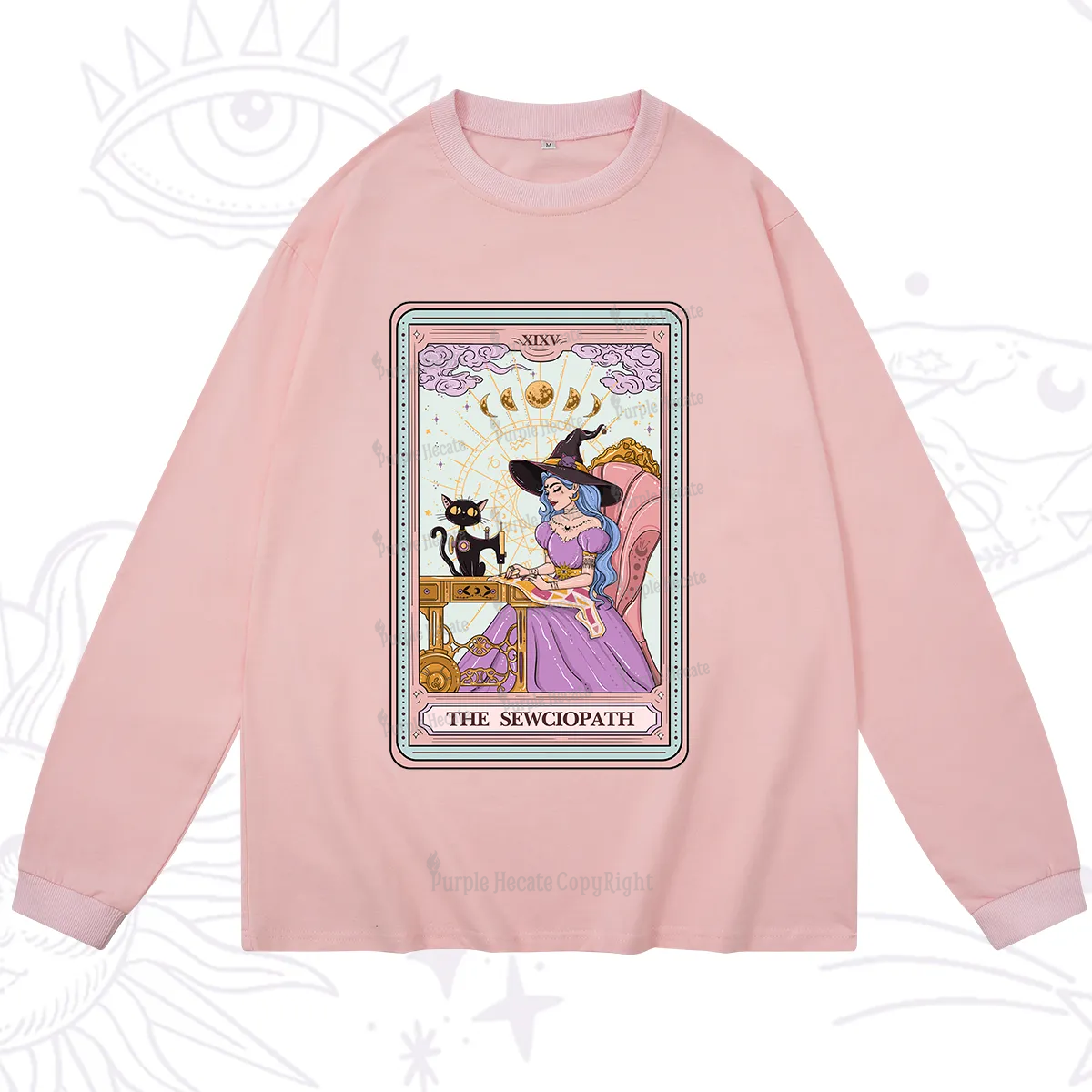 Purplehecate The Sewciopath Tarot Long Sleeve T-Shirt