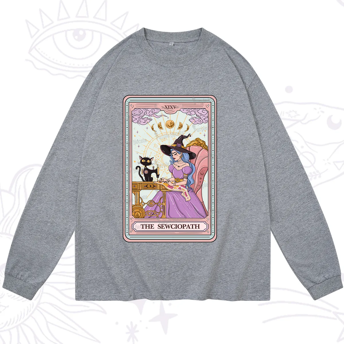 Purplehecate The Sewciopath Tarot Long Sleeve T-Shirt