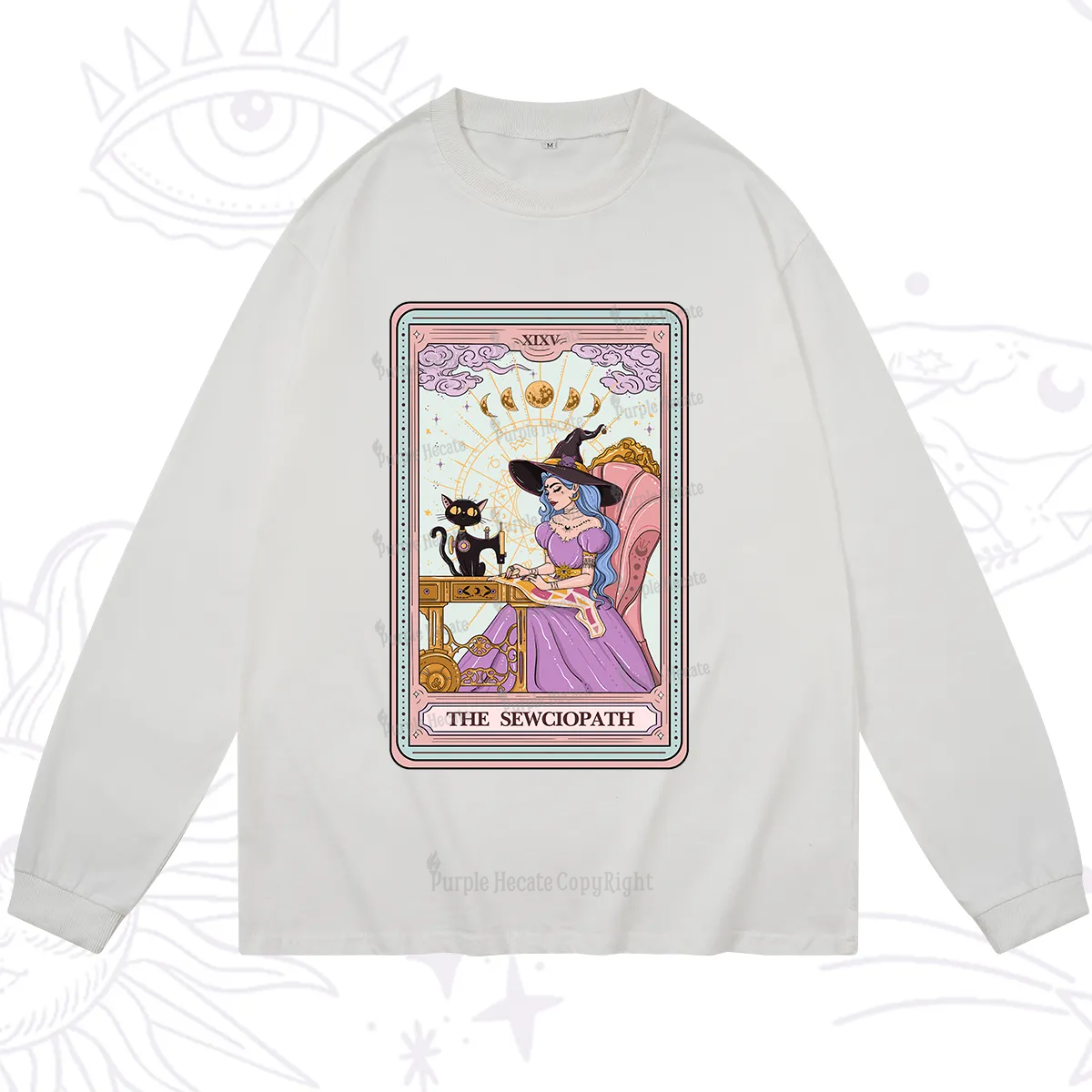Purplehecate The Sewciopath Tarot Long Sleeve T-Shirt