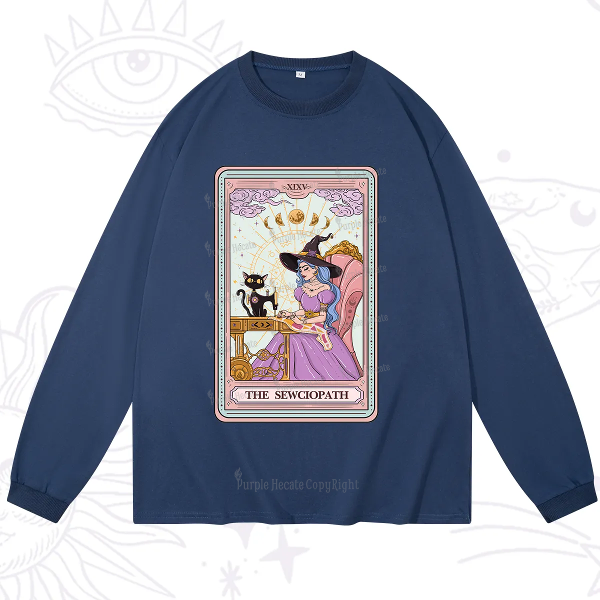 Purplehecate The Sewciopath Tarot Long Sleeve T-Shirt