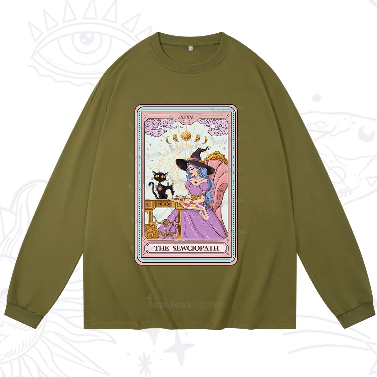 Purplehecate The Sewciopath Tarot Long Sleeve T-Shirt