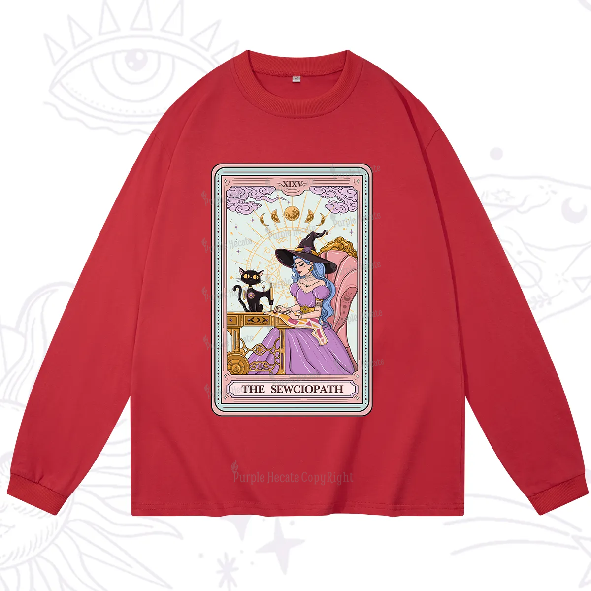 Purplehecate The Sewciopath Tarot Long Sleeve T-Shirt
