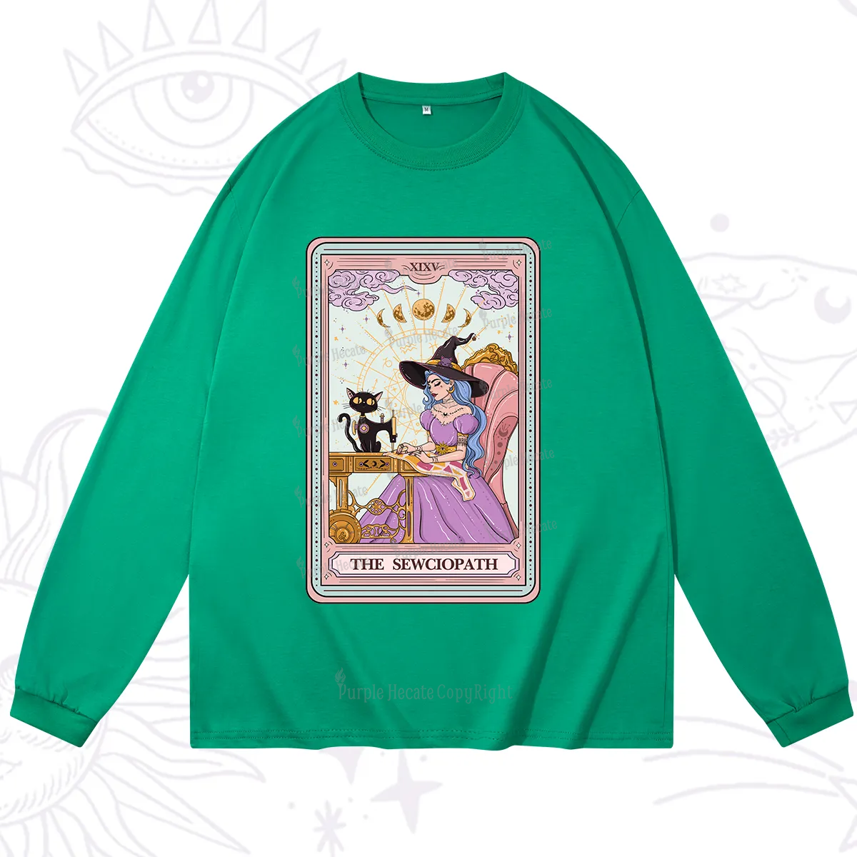 Purplehecate The Sewciopath Tarot Long Sleeve T-Shirt