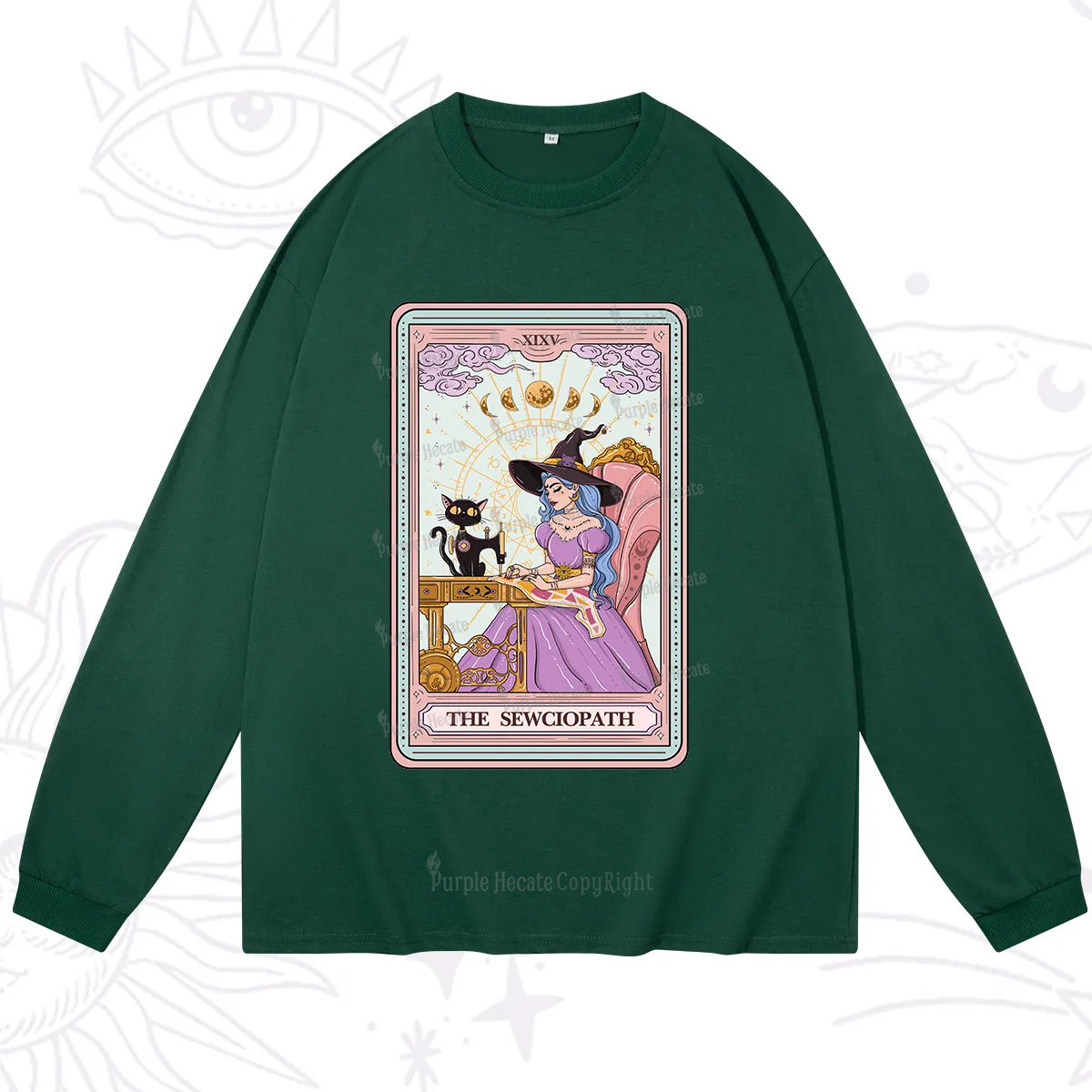 Purplehecate The Sewciopath Tarot Long Sleeve T-Shirt