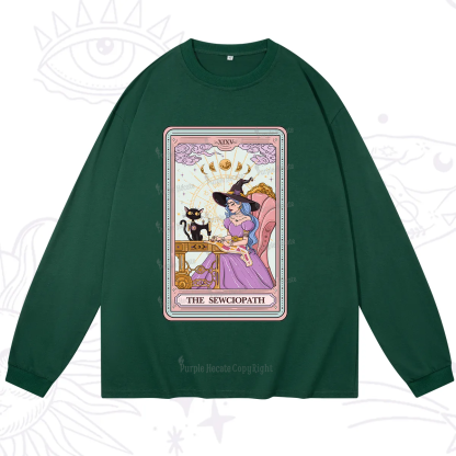 Purplehecate The Sewciopath Tarot Long Sleeve T-Shirt
