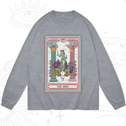 Purplehecate The Aries Goddess Tarot Long Sleeve T-Shirt