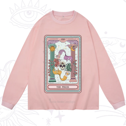 Purplehecate The Pisces Goddess Tarot Long Sleeve T-Shirt
