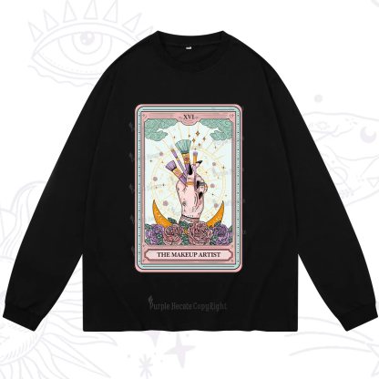 Purplehecate The Makeup Artist Life Tarot Long Sleeve T-Shirt