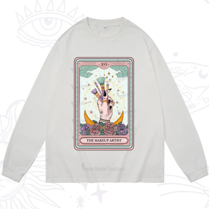 Purplehecate The Makeup Artist Life Tarot Long Sleeve T-Shirt