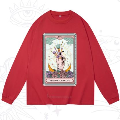 Purplehecate The Makeup Artist Life Tarot Long Sleeve T-Shirt
