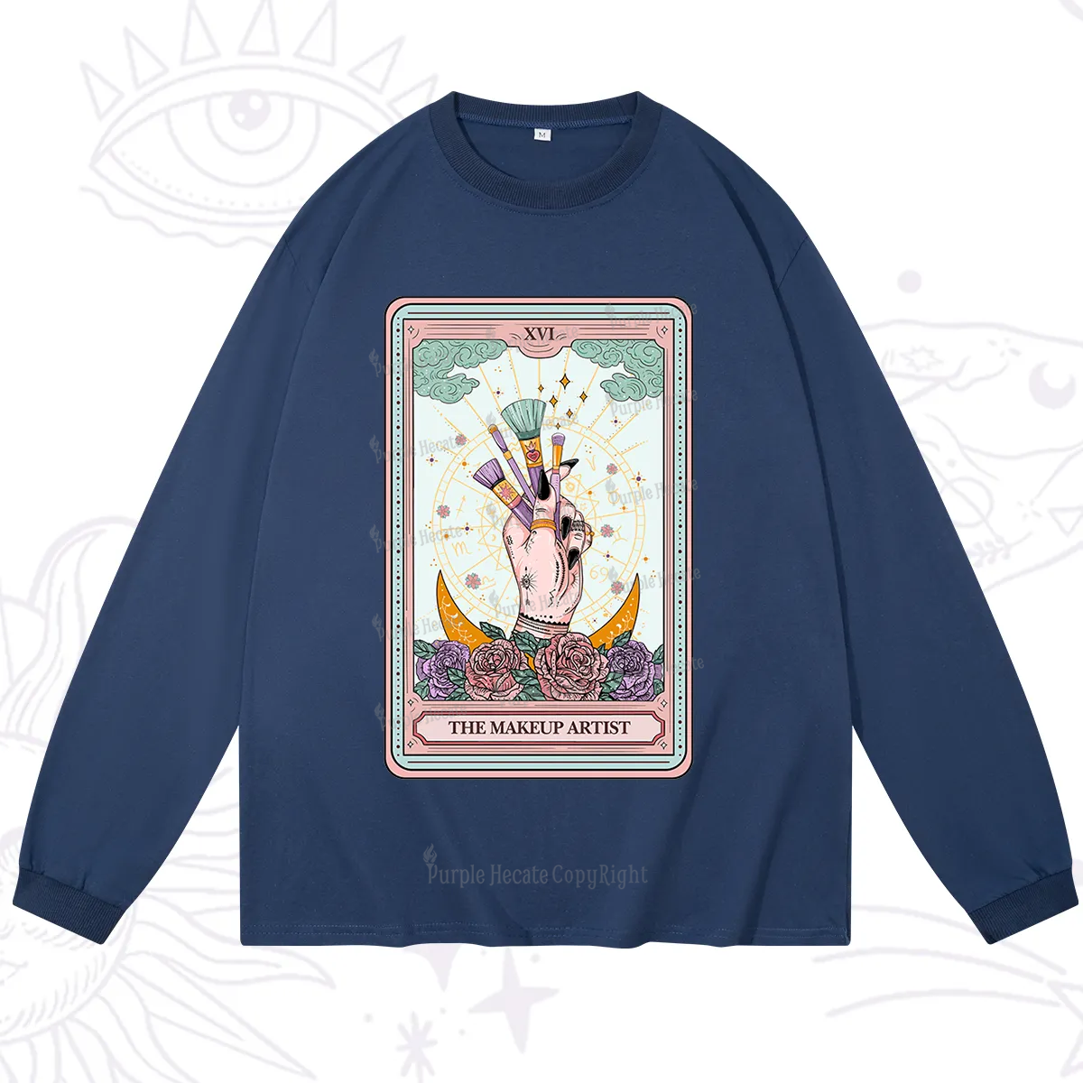 Purplehecate The Makeup Artist Life Tarot Long Sleeve T-Shirt