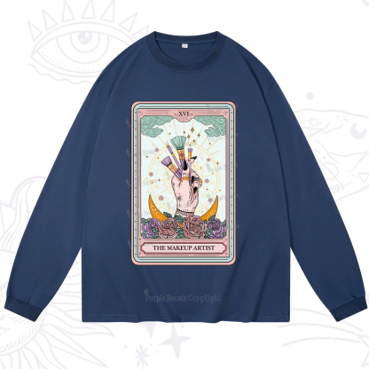 Purplehecate The Makeup Artist Life Tarot Long Sleeve T-Shirt