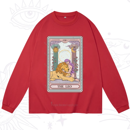 Purplehecate The Leo Goddess Tarot Long Sleeve T-Shirt