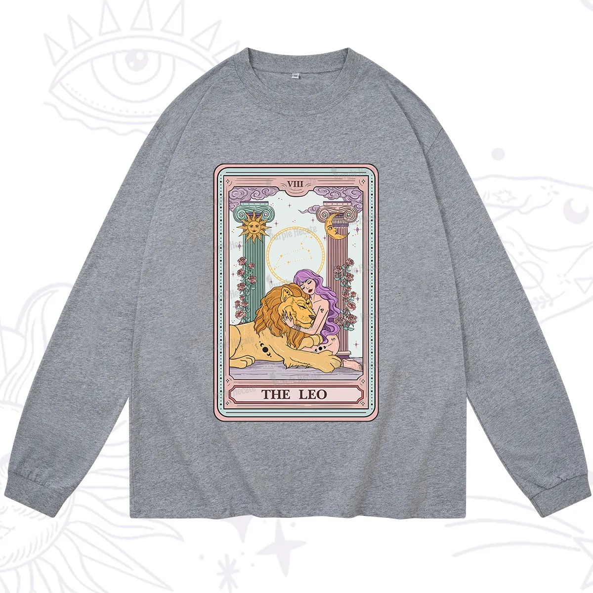 Purplehecate The Leo Goddess Tarot Long Sleeve T-Shirt