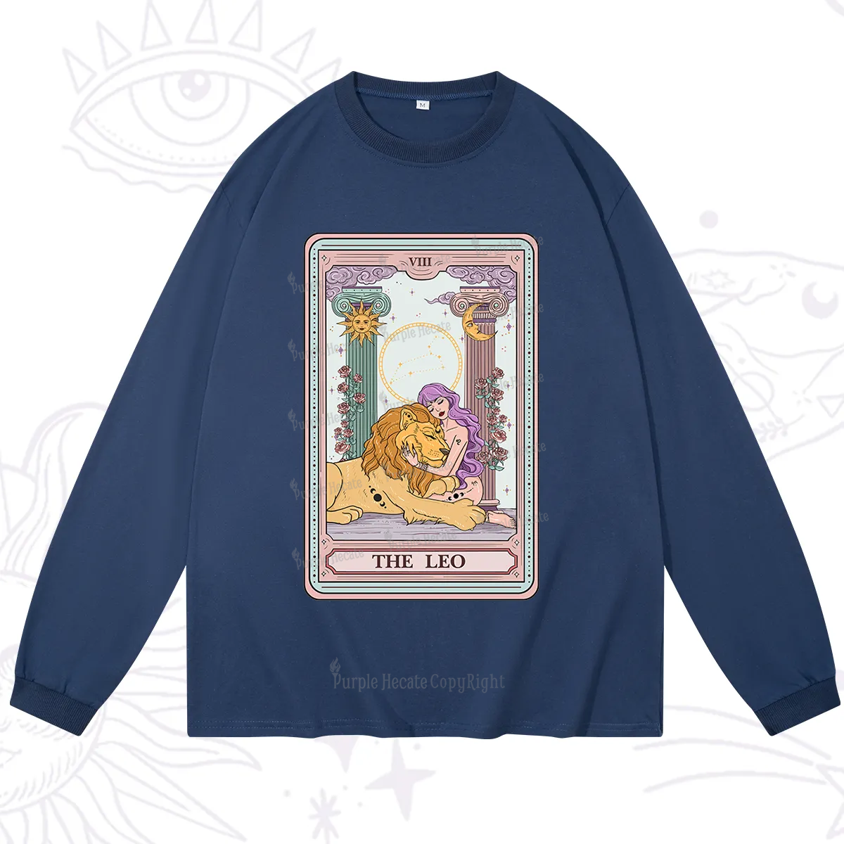Purplehecate The Leo Goddess Tarot Long Sleeve T-Shirt