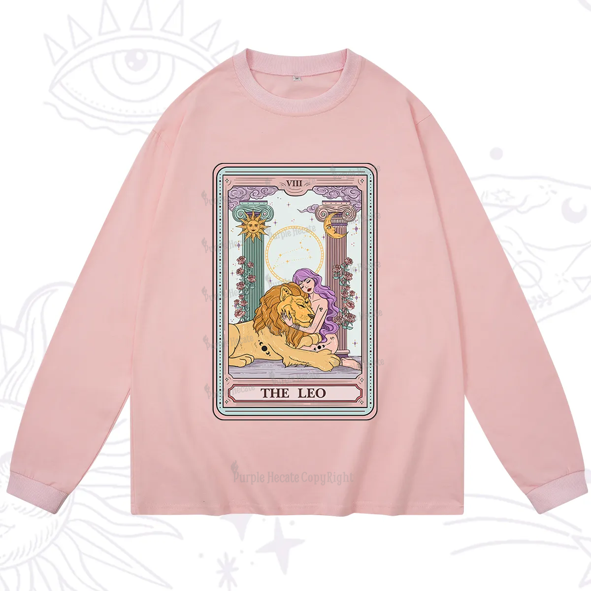 Purplehecate The Leo Goddess Tarot Long Sleeve T-Shirt