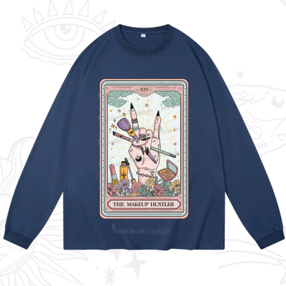 Purplehecate The Makeup Hustler Tarot Long Sleeve T-Shirt