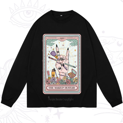 Purplehecate The Makeup Hustler Tarot Long Sleeve T-Shirt