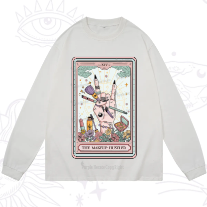 Purplehecate The Makeup Hustler Tarot Long Sleeve T-Shirt
