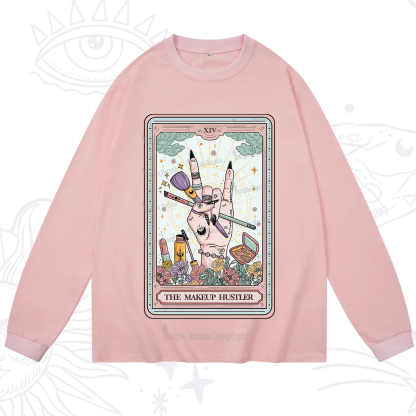 Purplehecate The Makeup Hustler Tarot Long Sleeve T-Shirt