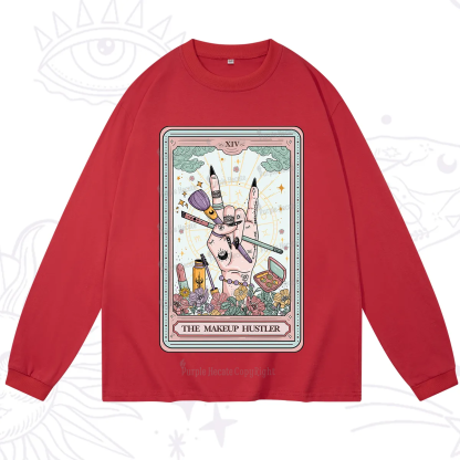 Purplehecate The Makeup Hustler Tarot Long Sleeve T-Shirt
