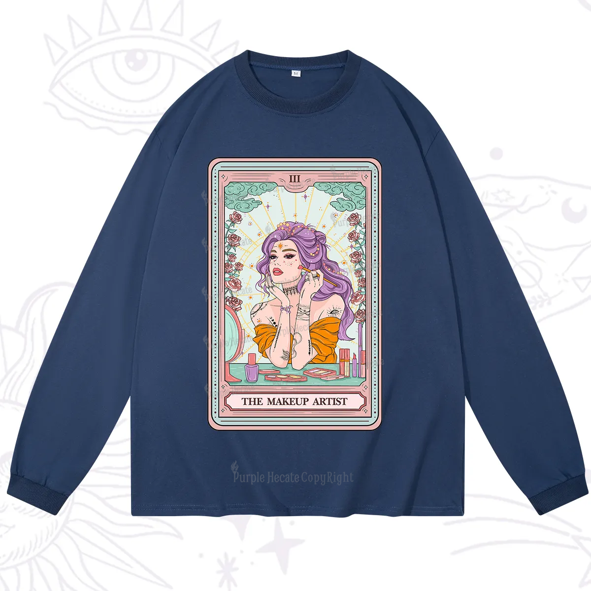 Purplehecate The Makeup Artist Tarot Long Sleeve T-Shirt