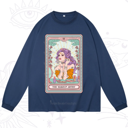 Purplehecate The Makeup Artist Tarot Long Sleeve T-Shirt