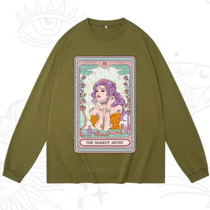 Purplehecate The Makeup Artist Tarot Long Sleeve T-Shirt