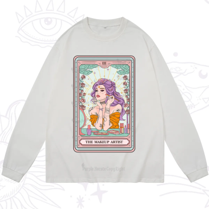 Purplehecate The Makeup Artist Tarot Long Sleeve T-Shirt