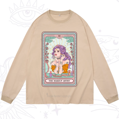 Purplehecate The Makeup Artist Tarot Long Sleeve T-Shirt