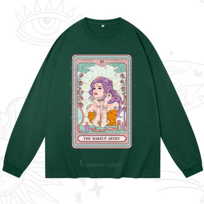 Purplehecate The Makeup Artist Tarot Long Sleeve T-Shirt