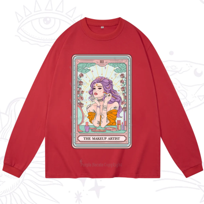 Purplehecate The Makeup Artist Tarot Long Sleeve T-Shirt