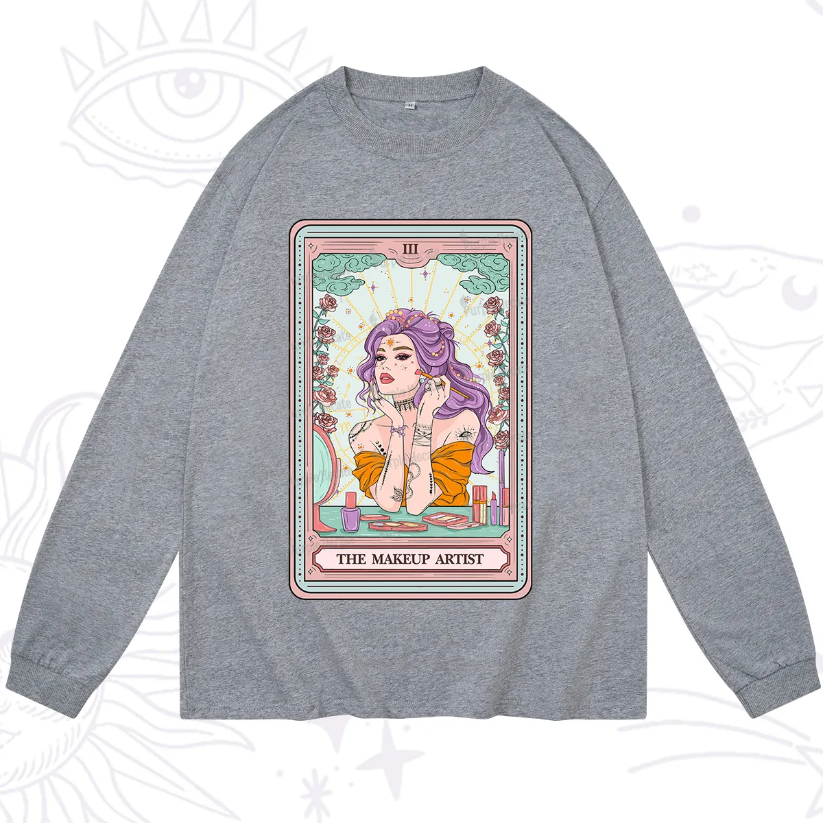 Purplehecate The Makeup Artist Tarot Long Sleeve T-Shirt