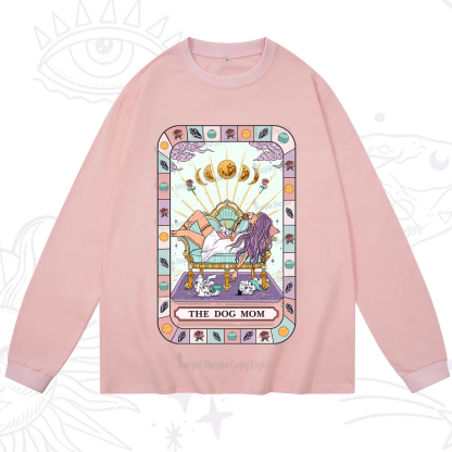Purplehecate The Chill Dog Mom Long Sleeve T-Shirt
