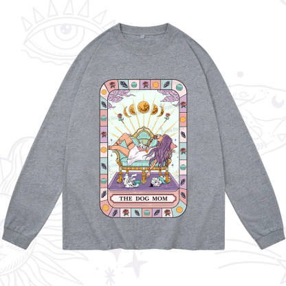 Purplehecate The Chill Dog Mom Long Sleeve T-Shirt