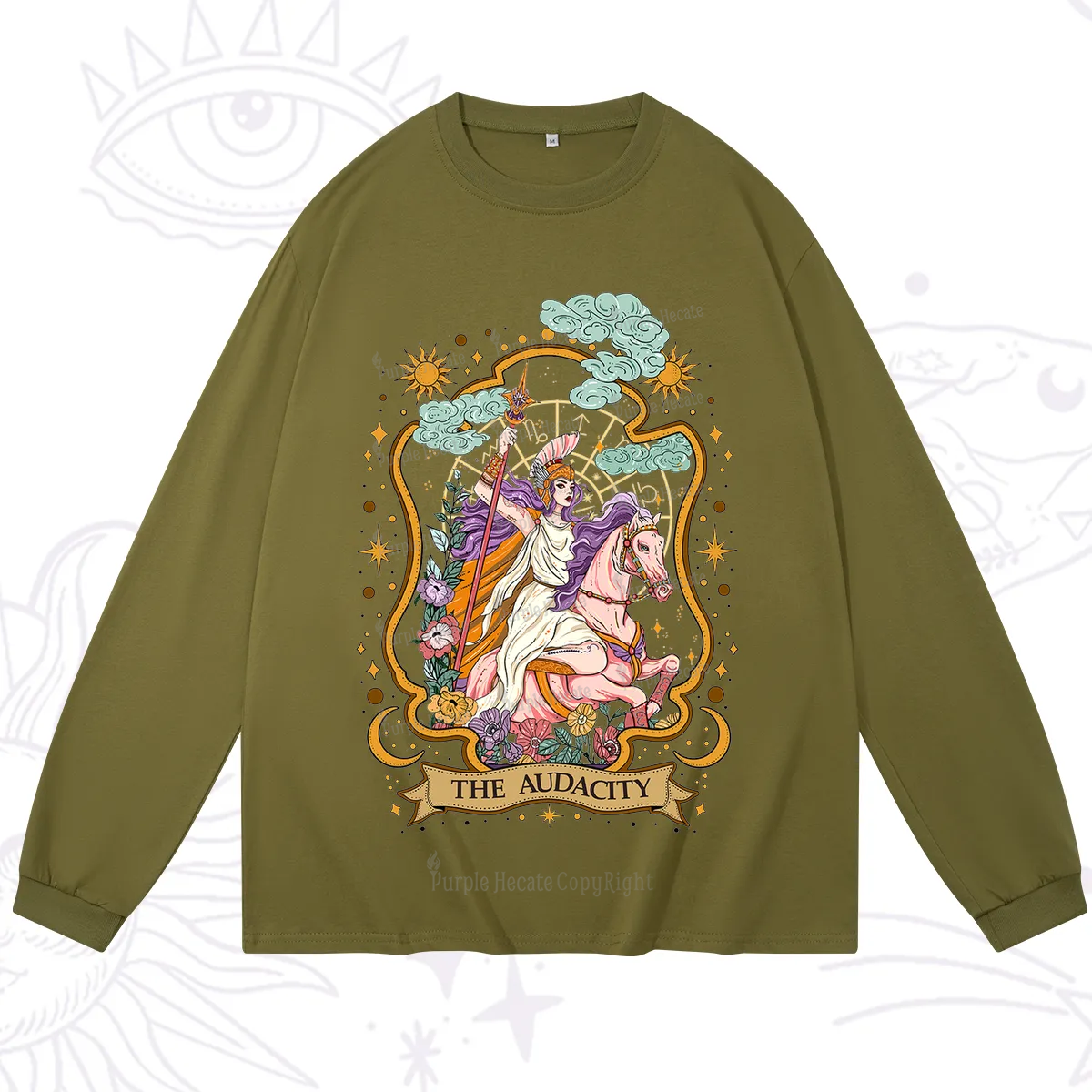 Purplehecate The Audacity Goddess Long Sleeve T-Shirt
