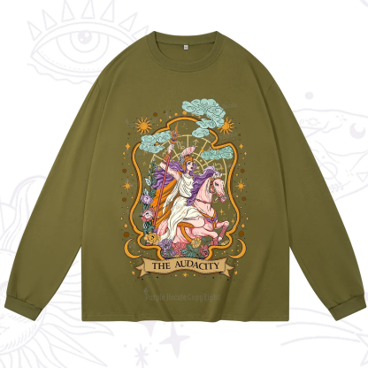 Purplehecate The Audacity Goddess Long Sleeve T-Shirt