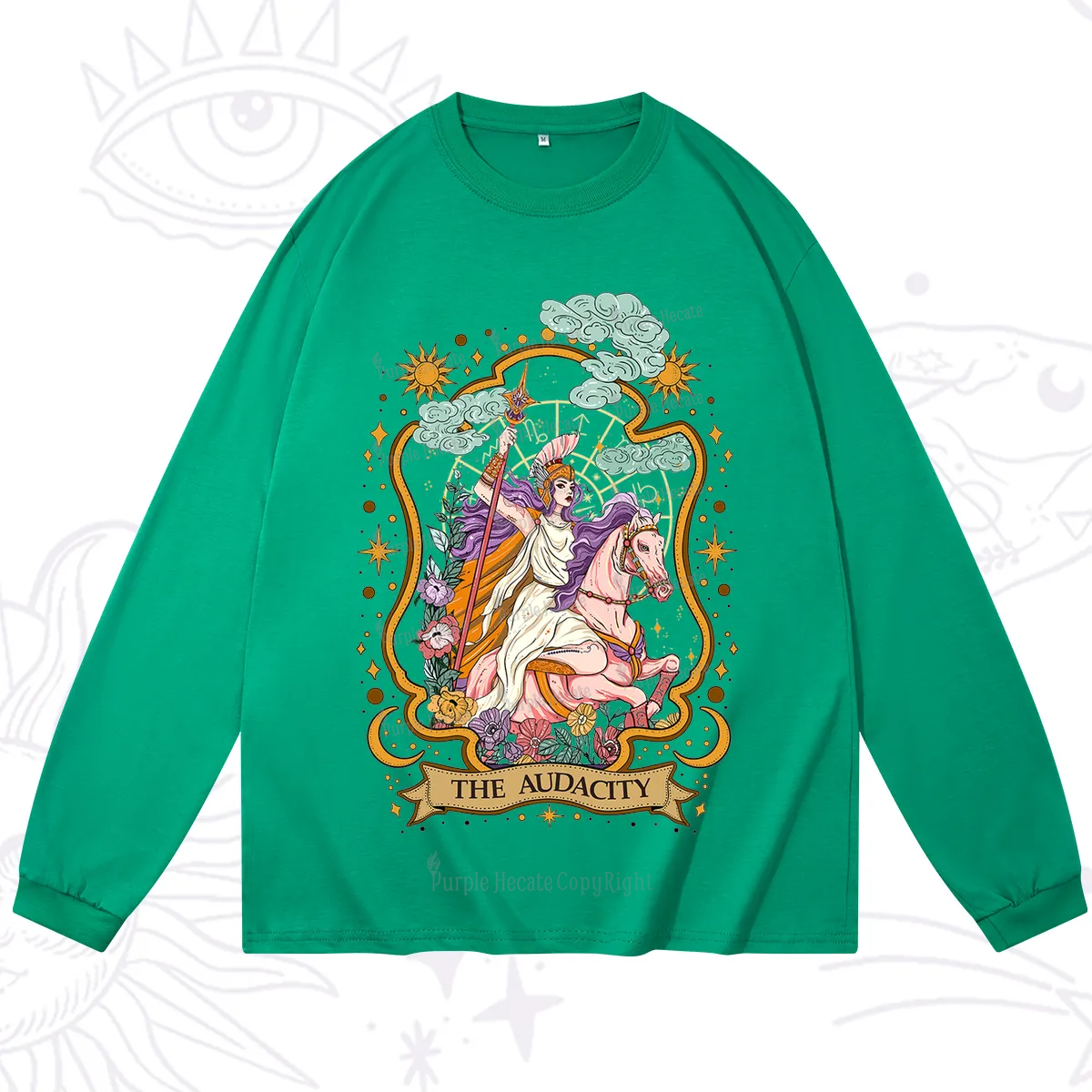 Purplehecate The Audacity Goddess Long Sleeve T-Shirt